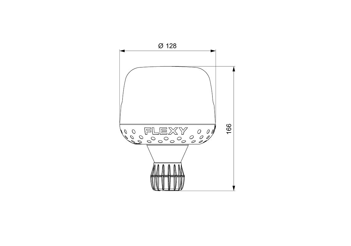 Girofaro LED FLESSIBILE AUTOBLOK, lampeggiante, lente trasparente, LED ambra